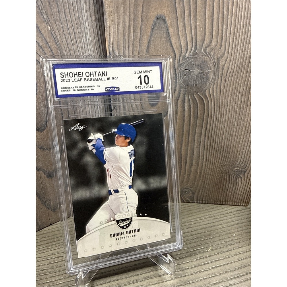 2023 Leaf Shohei Ohtani #LB-01 CCG 10 Gem‎ Mint Dodgers